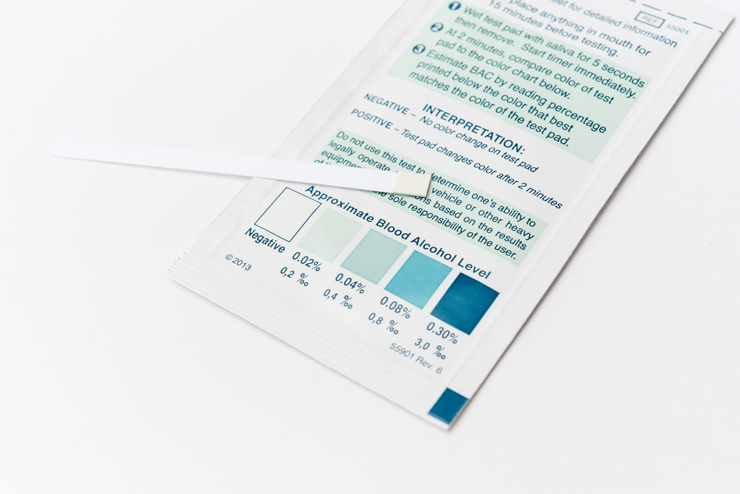 Alco-Screen 01 CLIA-Waived Alcohol Test Strips - 24 Pack - Teststock.co