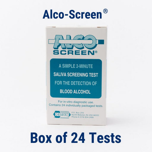 Alco-Screen 01 CLIA-Waived Alcohol Test Strips - 24 Pack - Teststock.co